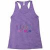 i love my mum colorful Racerback Tank