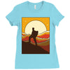 mountain hiker Ladies Fitted T-Shirt