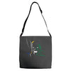 wolverine vs hulk Adjustable Strap Totes
