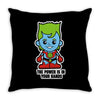 lil captain planet Throw Pillow
