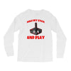 gaming hold and play Long Sleeve Shirts
