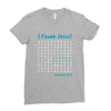 i Found Jesus Ladies Fitted T-Shirt