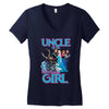uncle of the birthday girl Women's V-Neck T-Shirt