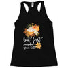 but first pumpkin space latte Racerback Tank