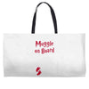Muggle On Board Red Weekender Totes