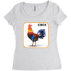 cock Women's Triblend Scoop T-shirt