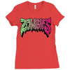zombies (4) Ladies Fitted T-Shirt