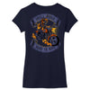 skull rider Women's V-Neck T-Shirt