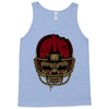 american football skull Tank Top