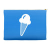 ice cream cone funny Accessory Pouches