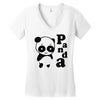 panda Women's V-Neck T-Shirt