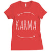 karma Ladies Fitted T-Shirt