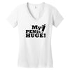 huge pen Women's V-Neck T-Shirt