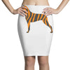 tiger pattern Pencil Skirts