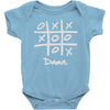 tic tac toe draw Baby Onesie