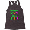 mystery tee shirt random funny cheap t shirt pop culture hipster graph Racerback Tank