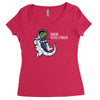 houston we have a problem Women's Triblend Scoop T-shirt
