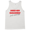 under new management just married mens black wedding present husband t Tank Top
