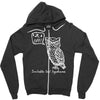irritable owl syndrome Zipper Hoodie