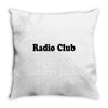 Radio Club logo Throw Pillow