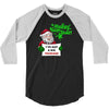 heapy new year funny santa claus christmas 3/4 Sleeve Shirt