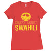 crazy about swahili Ladies Fitted T-Shirt