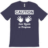 caution! jazz handsfunny jazz dance comic boogie camp trumpet T-Shirt