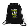 THE POWER OF AN AUTISM MOM Drawstring Bags