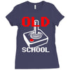 old school joystick Ladies Fitted T-Shirt