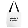 A PRINCESS Tote Bags