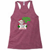 heapy new year funny santa claus christmas Racerback Tank