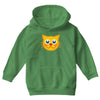 cat yellow Youth Hoodie