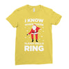 i know when those sleigh bells ring Ladies Fitted T-Shirt