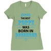 The Best Poppy Was Born In December Ladies Fitted T-Shirt