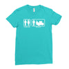 drums   problem solved   mens funny Ladies Fitted T-Shirt