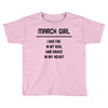 March Girl Toddler T-shirt