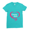 Coming Soon Baby Girl Ladies Fitted T-Shirt
