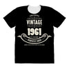 premium vintage 1961 classic perfectly aged limited edition All Over Women's T-shirt