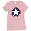 star us america  independence Ladies Fitted T-Shirt