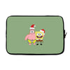 spongebob squarepants and patrick christmas Laptop sleeve