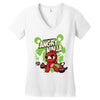 angry ninja and co Women's V-Neck T-Shirt