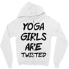 yoga girls are twisted Zipper Hoodie