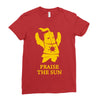 the dark sun Ladies Fitted T-Shirt