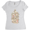 bad tempered rodents Women's Triblend Scoop T-shirt
