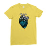 nature heart Ladies Fitted T-Shirt