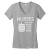 nurses can tap more than just veins Women's V-Neck T-Shirt