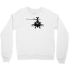 military attach helicopter gunship Crewneck Sweatshirt
