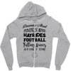dreaming about pumpkin spice hayrides footbal falling leaves family ti Zipper Hoodie