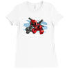 lego deadpool Ladies Fitted T-Shirt