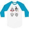 halloween hedgehogs 3/4 Sleeve Shirt
